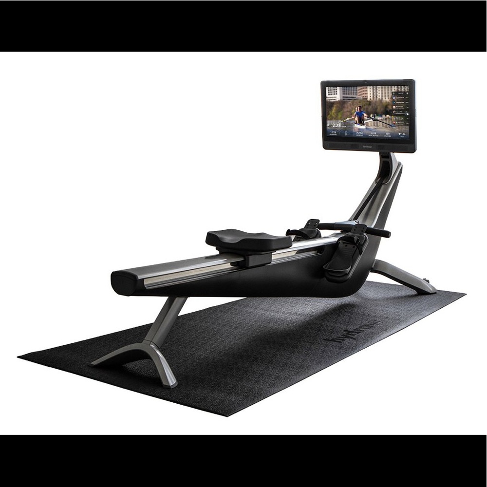 Hydrow Long Black Machine Mat